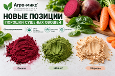 Новинка в ассортименте: порошки сушёных овощей